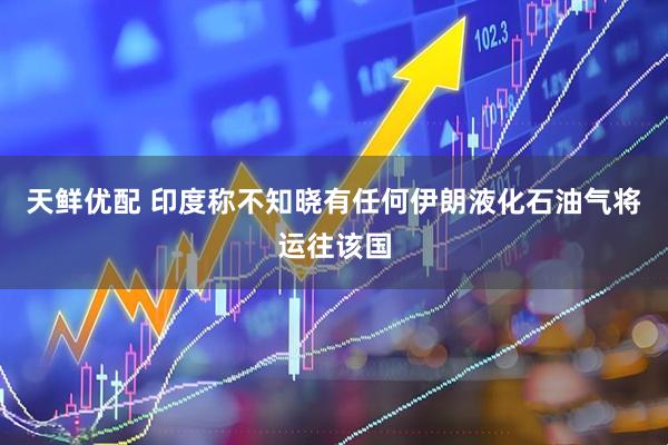 天鲜优配 印度称不知晓有任何伊朗液化石油气将运往该国